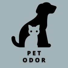 An Icon Showing A Dog And Cat With The Words 'Pet Odor'